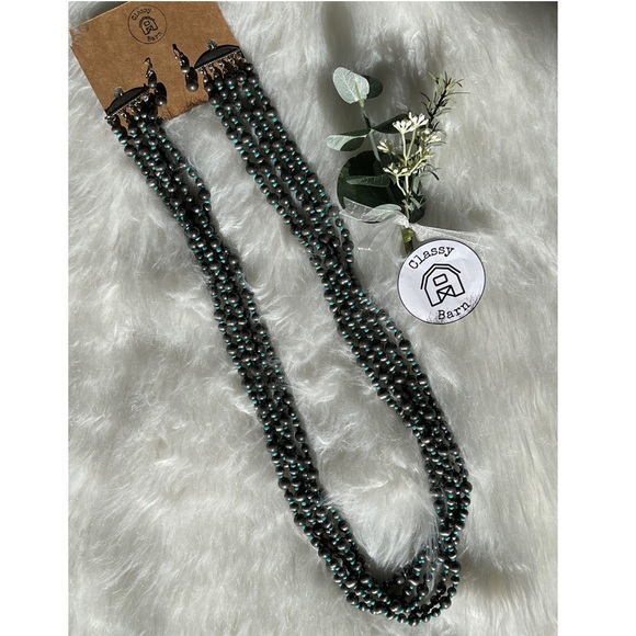 Wrangler Jewelry - Navajo inspired necklace set with Turquoise